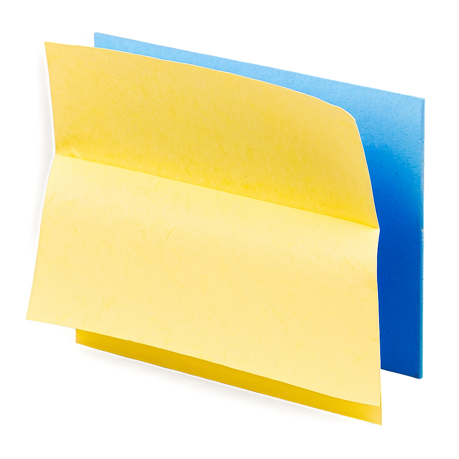 Blue Post It Note Png 05252024