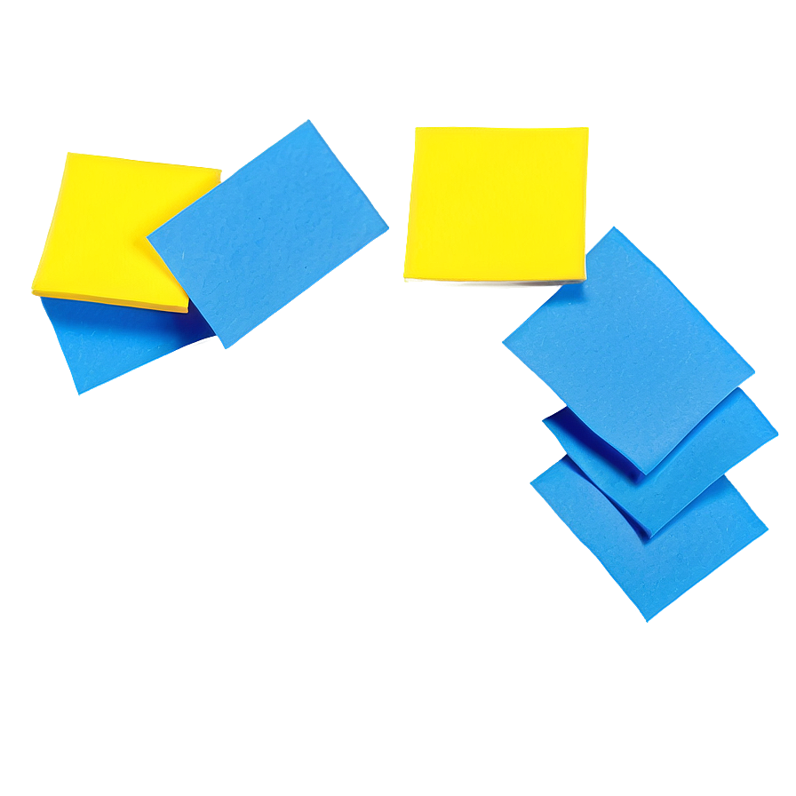 Blue Post It Note Png Vil