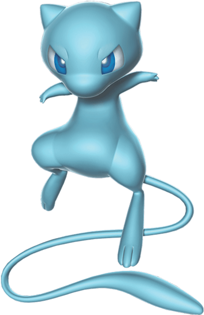 Blue Psychic Pokemon3 D Render