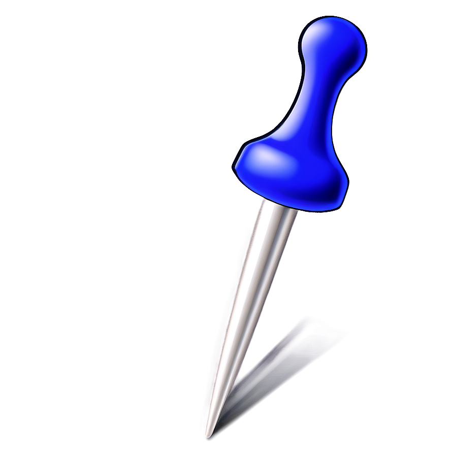 Blue Push Pin Png Spr14