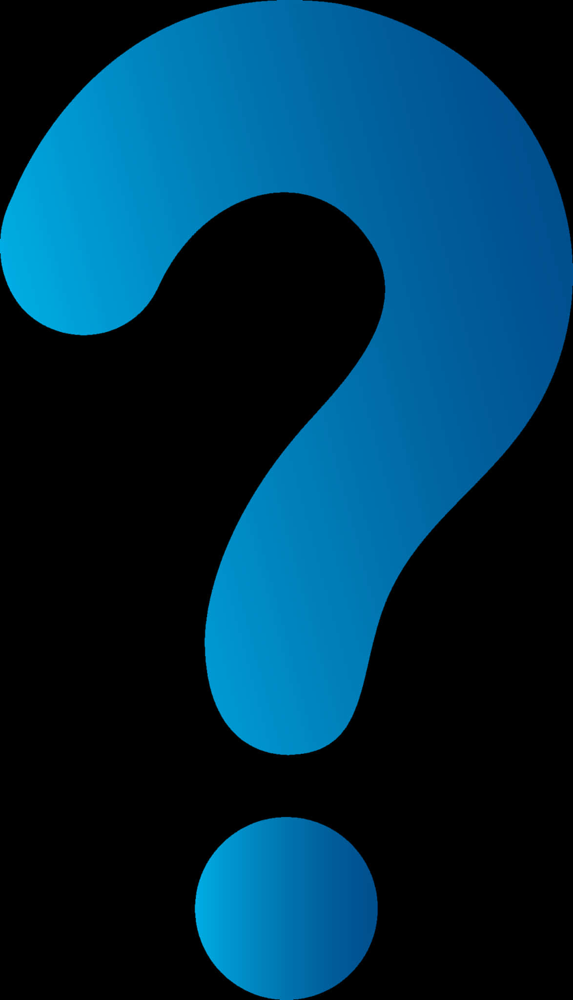 Blue Question Mark Clipart