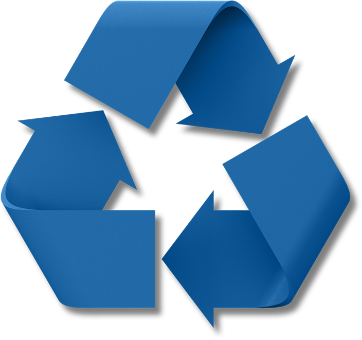 Transparent Recyclables Clipart - Reduce Reuse Recycle Blue, HD Png Download PNG image with a transparent background, free high-resolution download
