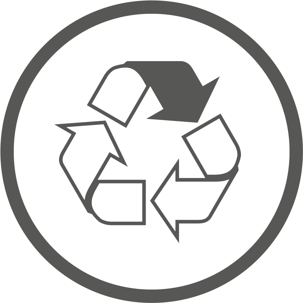 Blue Recycle Symbol