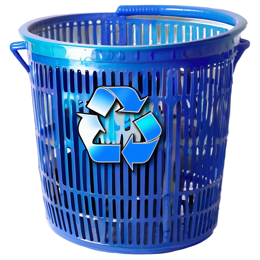 Blue Recycling Bin Png Iql44