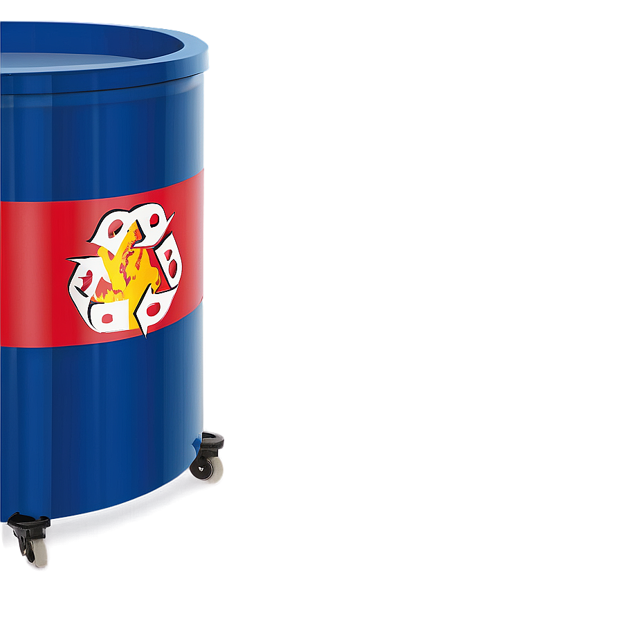 Blue Recycling Bin Png Ybr49