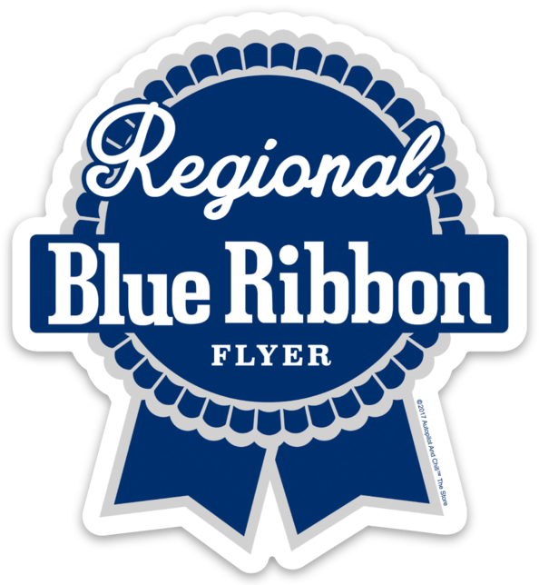 Blue Ribbon Award Sticker