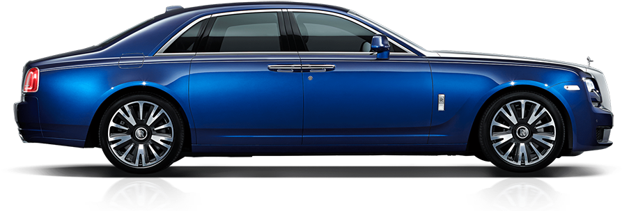 Ghost - Rolls Royce Ghost Side View, HD Png Download PNG with transparent background