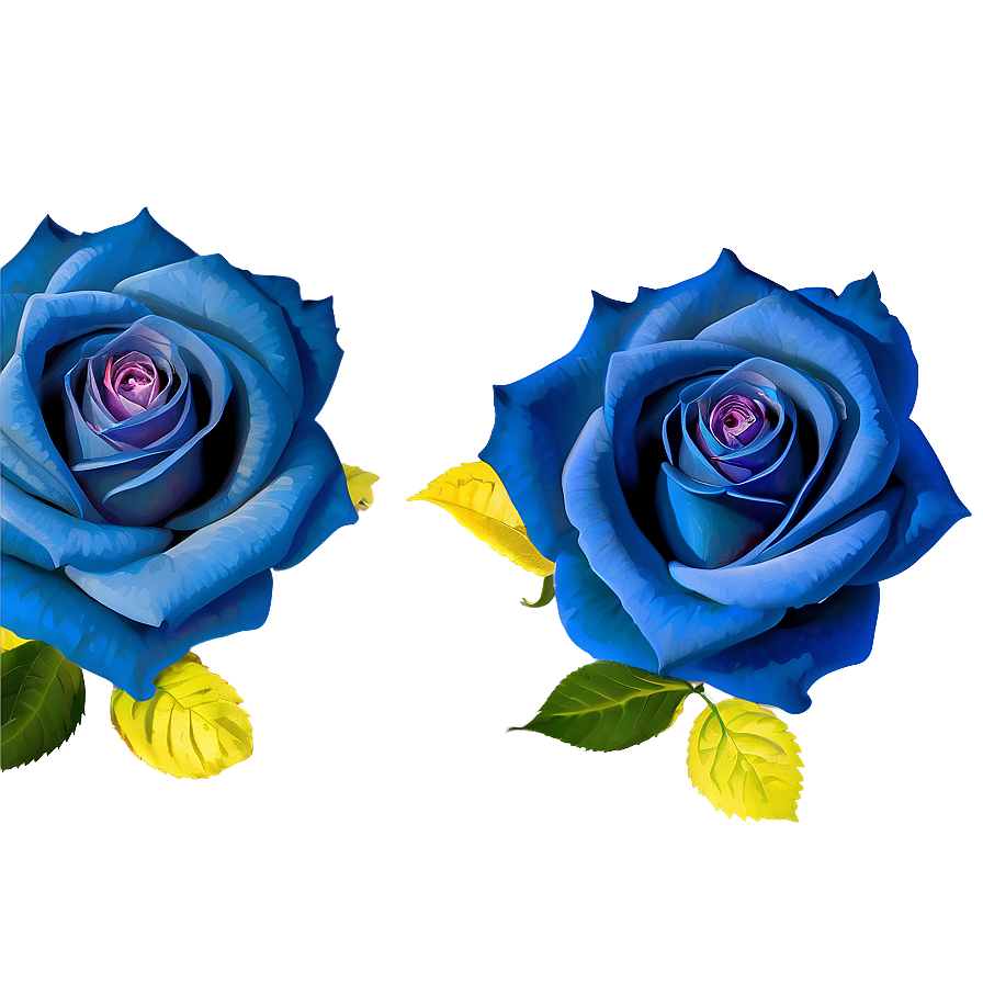 Blue Rose Bouquet Png 78