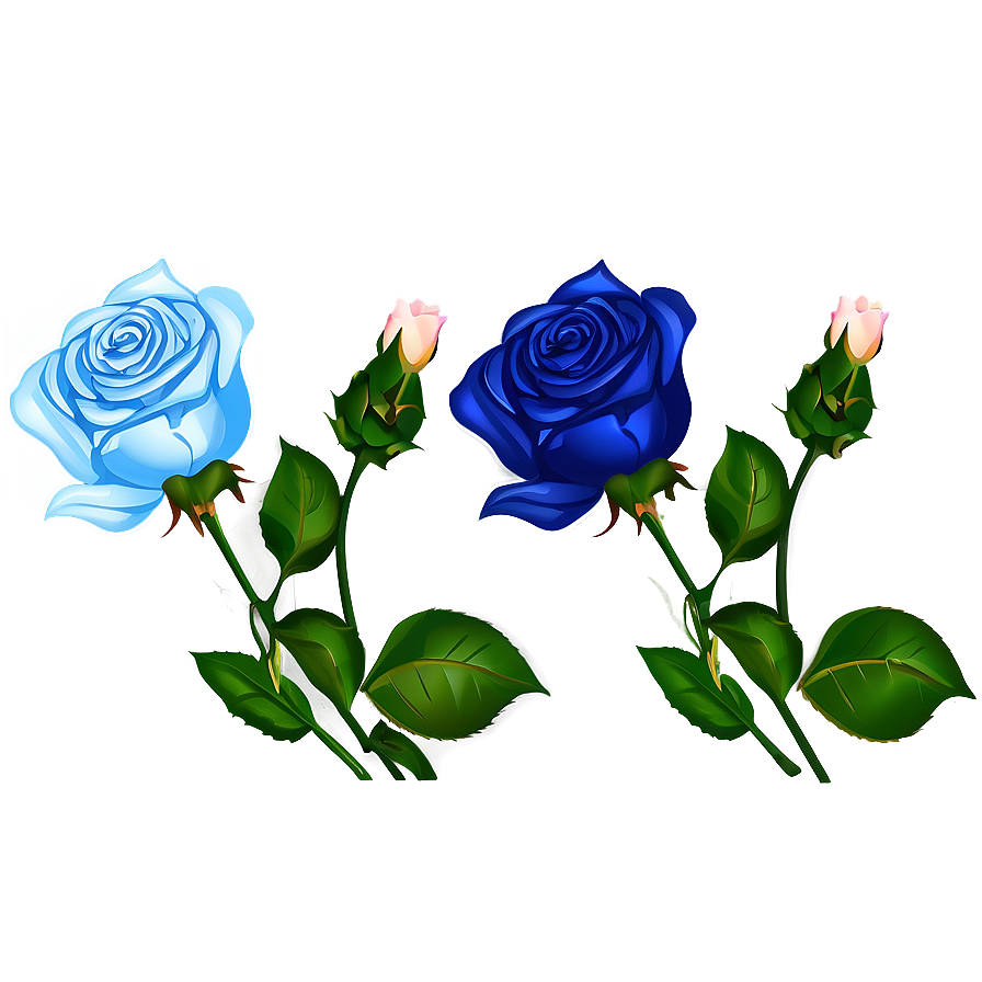 Blue Rose Clipart Png 06202024