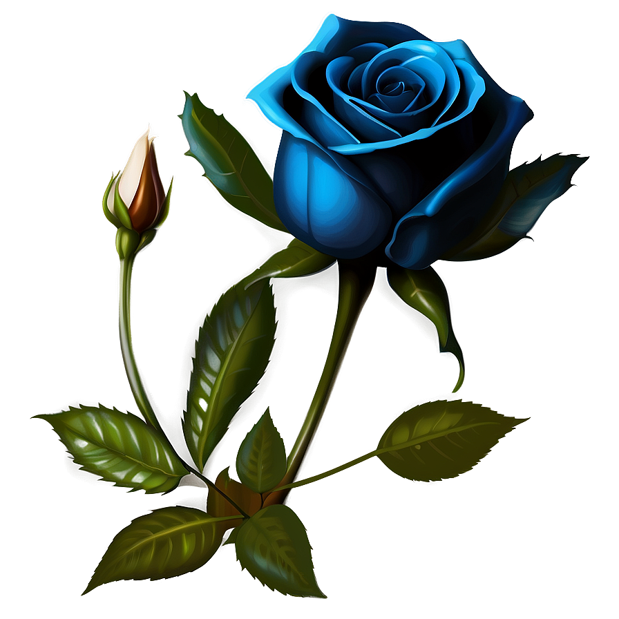 Blue Rose Clipart Png Kqb31