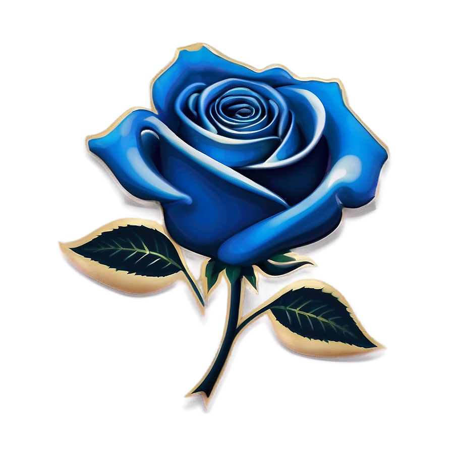 Blue Rose Pattern Png 06202024