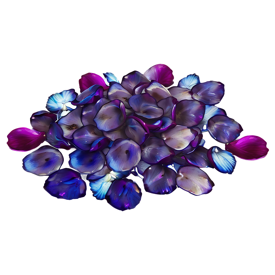 Blue Rose Petals Png 90