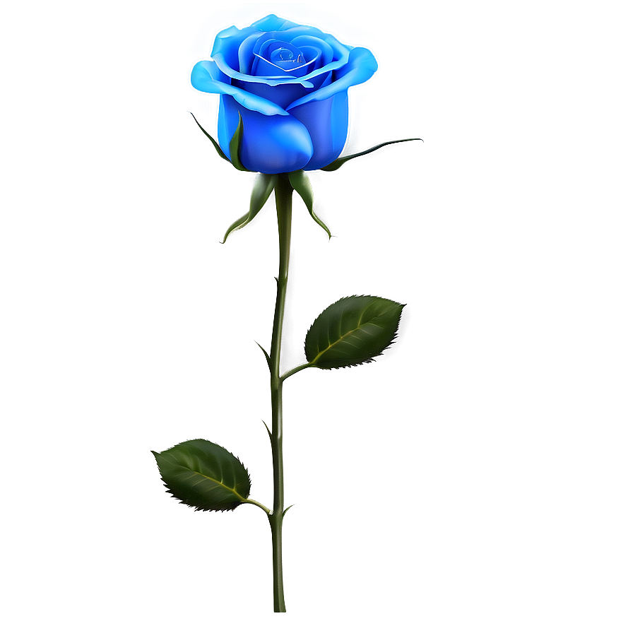 Blue Rose PNG lam PNG with transparent background