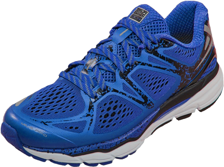 Blue Running Shoe Side View