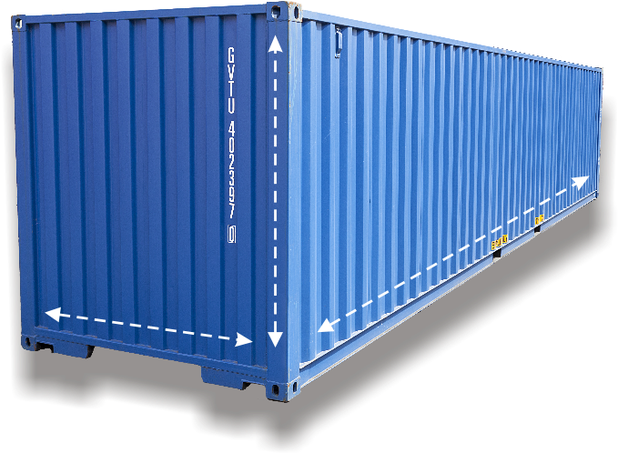 New Shipping Container Dimensions - Shipping Container, HD Png Download PNG with transparent background