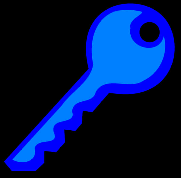 Dark Blue Key Clip Art - Key Clipart No Background, HD Png Download PNG with transparent background