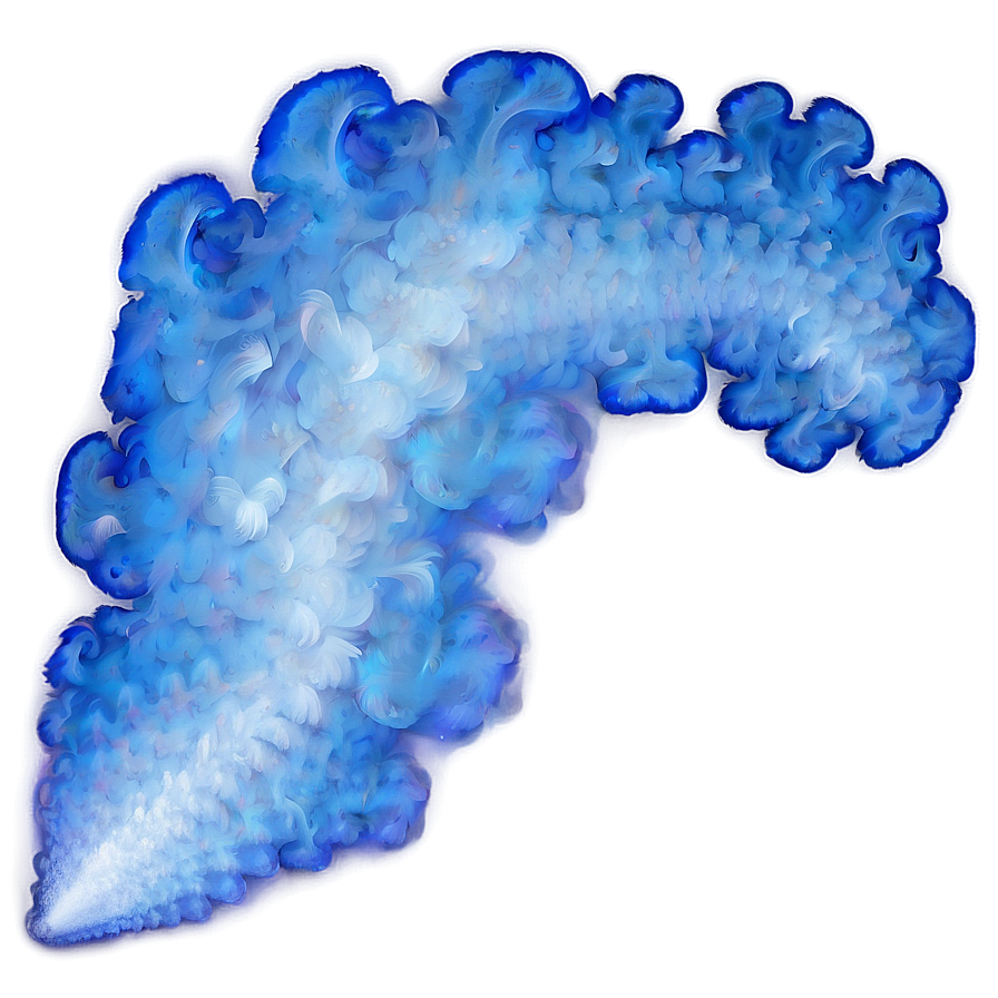 Blue Smoke Aura Png 39