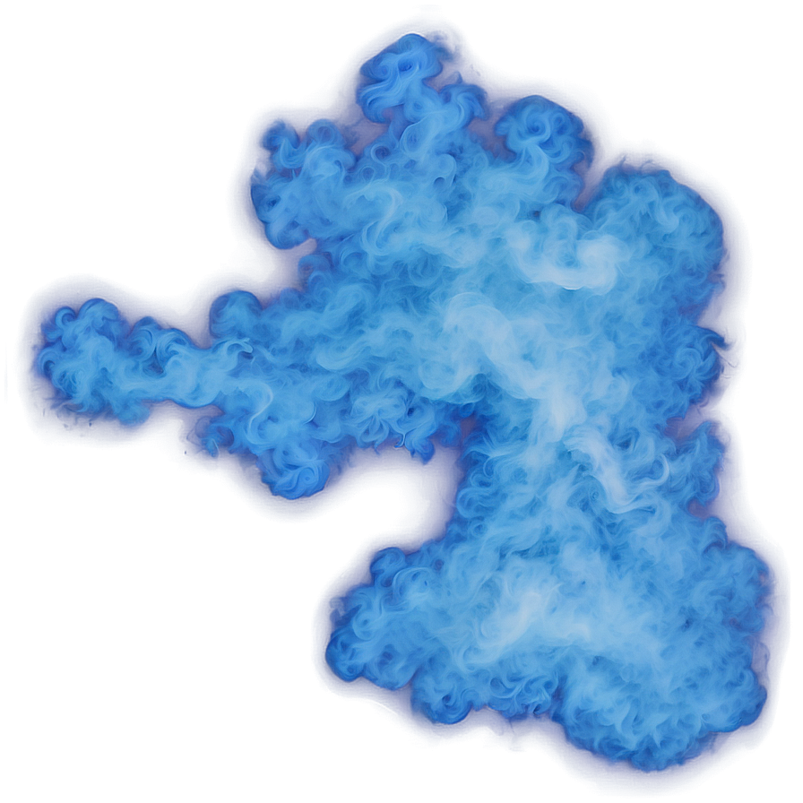 Blue Smoke Mirage Png Viq