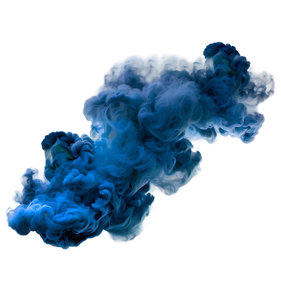 Blue Smoke Overlay Png 05232024