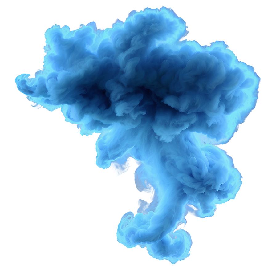 Blue Smoke Overlay Png 55