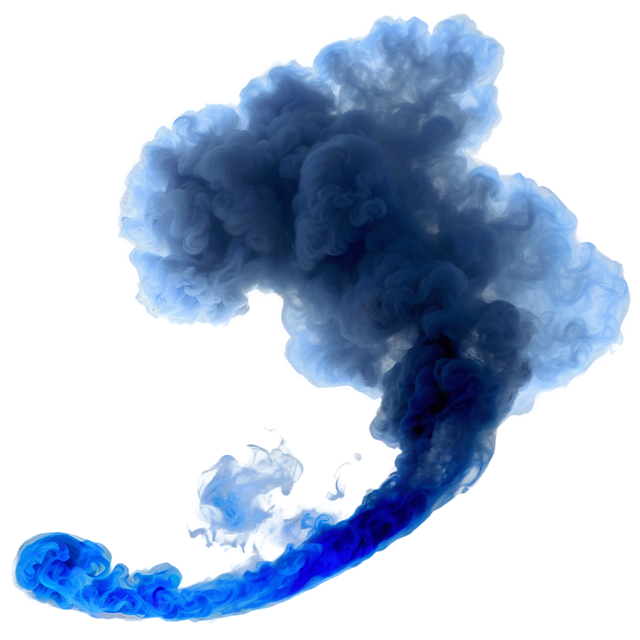 Blue Smoke Plume Png 37