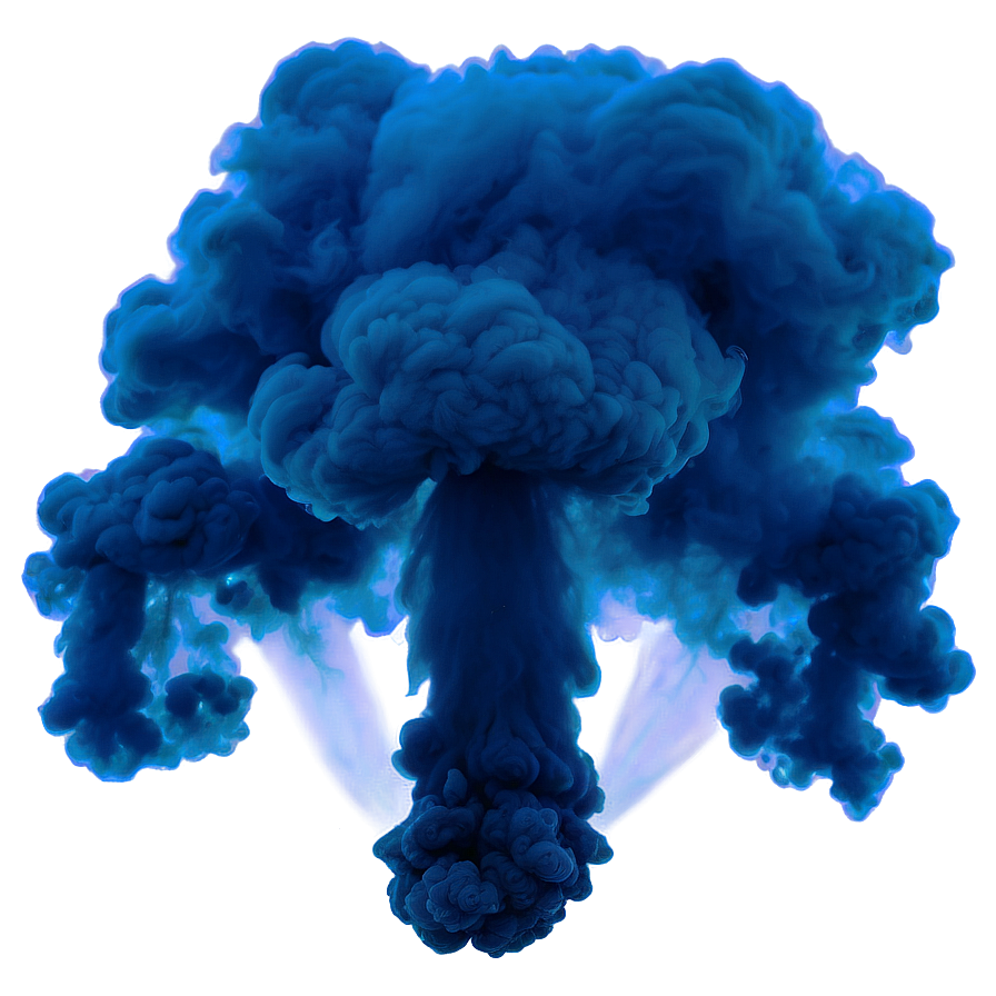 Blue Smoke Plume Png Hhj78