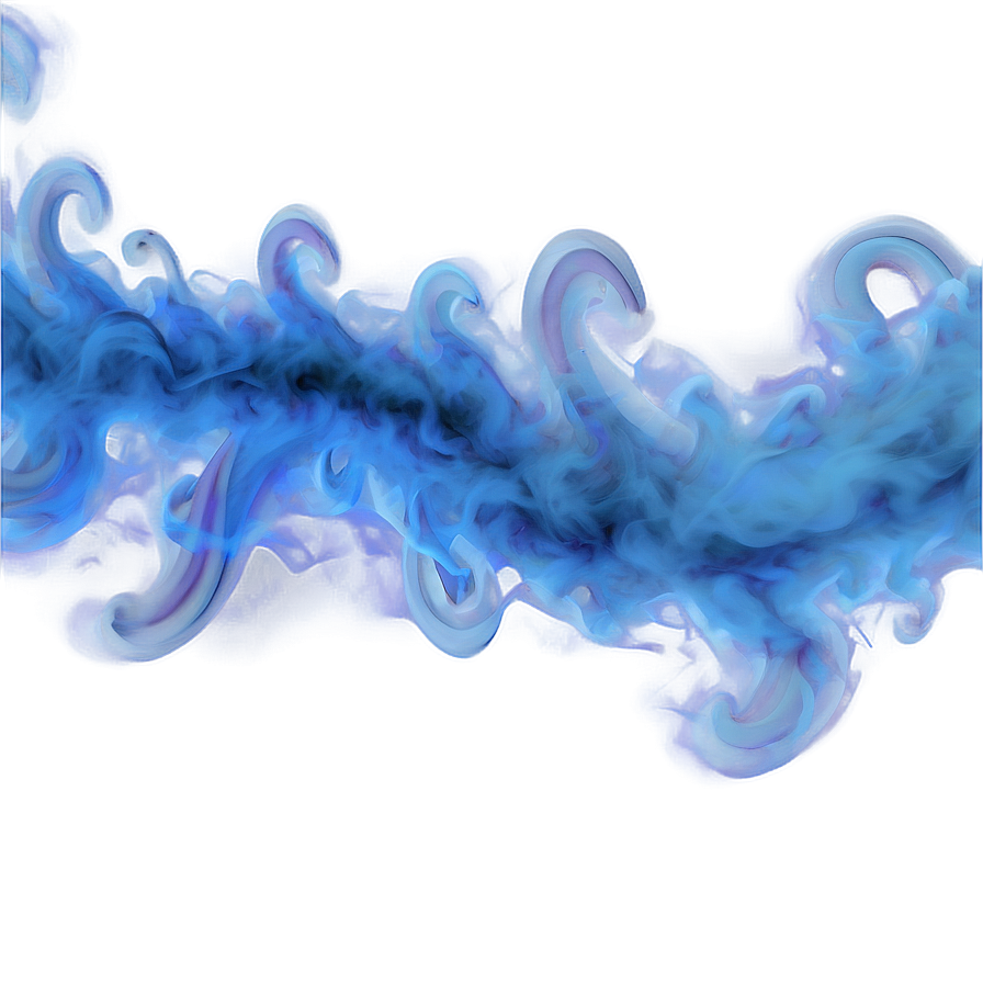 Blue Smoke Whirl Png 05232024