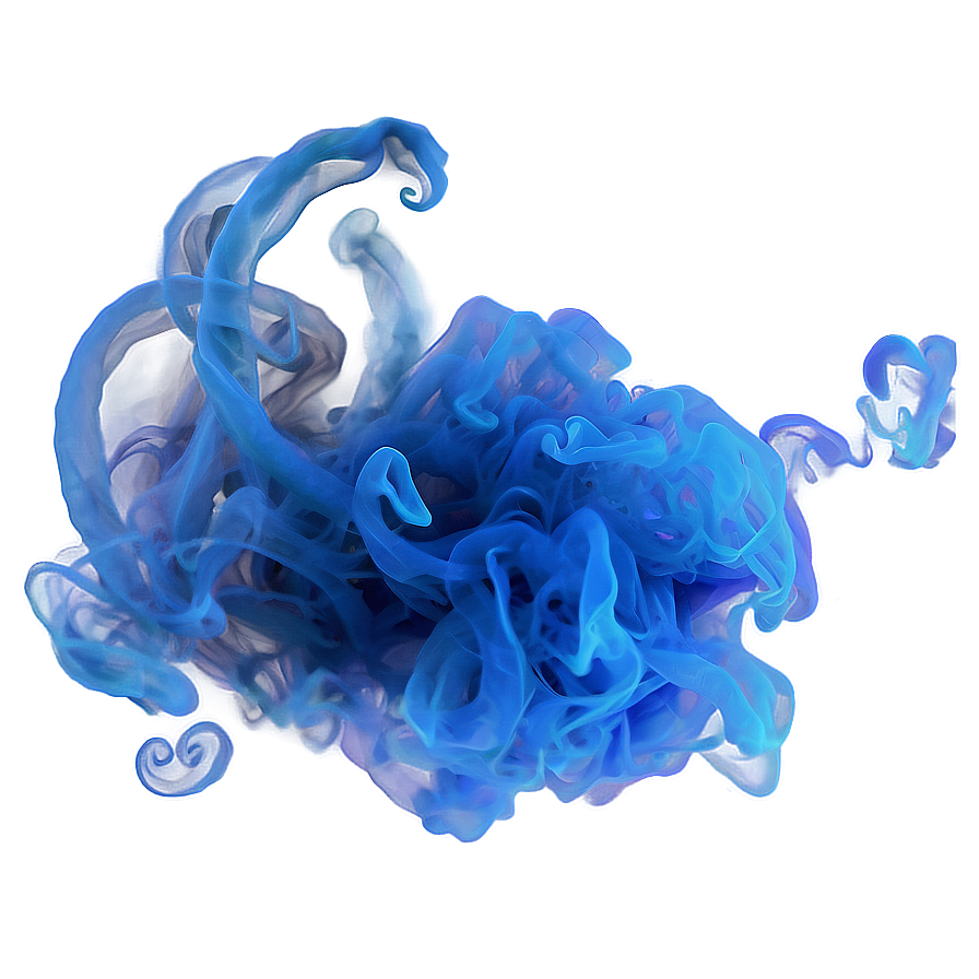 Blue Smoke Whisp Png Lox