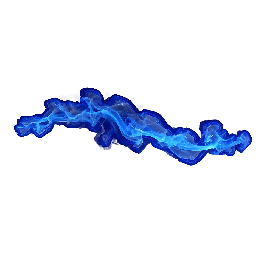 Blue Smoke Whisp Png Rug92