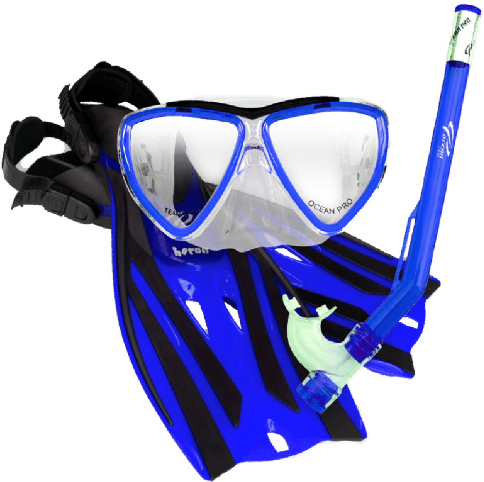 Tyke Youth Mask, Snorkel, And Fin Set - Diving Mask, HD Png Download PNG with transparent background