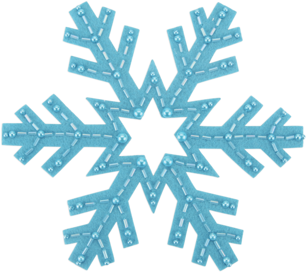 Blue Snowflake Illustration