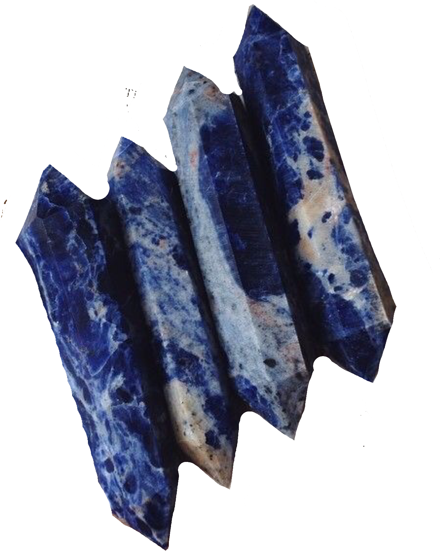 Blue Sodalite Crystal Cluster