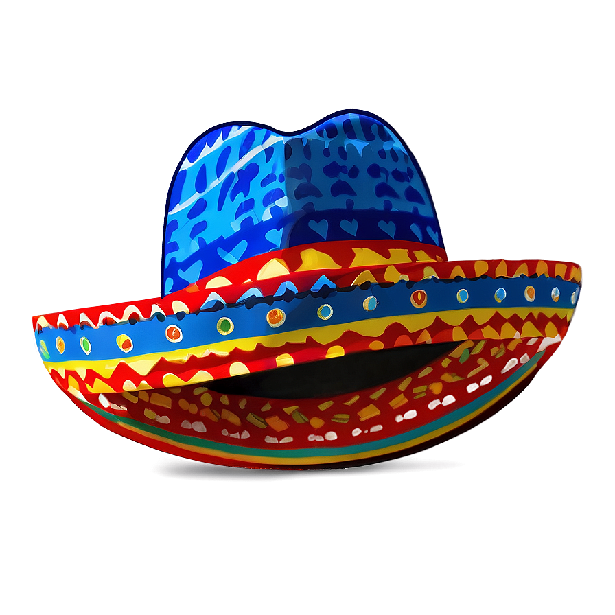 Blue Sombrero Hat Png Bjc40