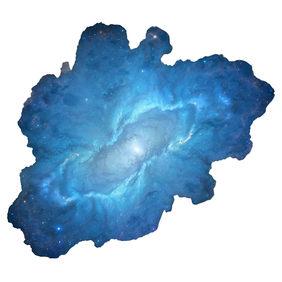 Blue Space Nebula Png 05062024