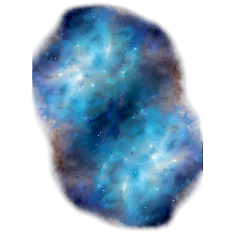 Blue Space Nebula Png 71