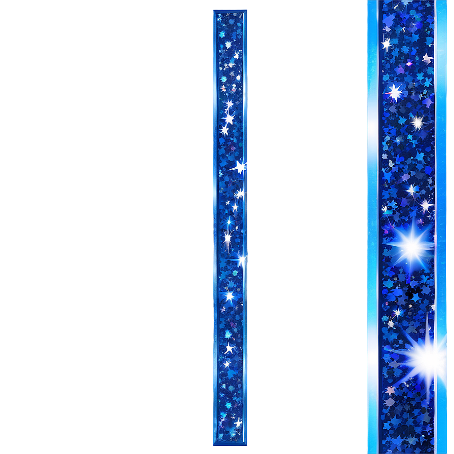 Blue Sparkle Border Png 68