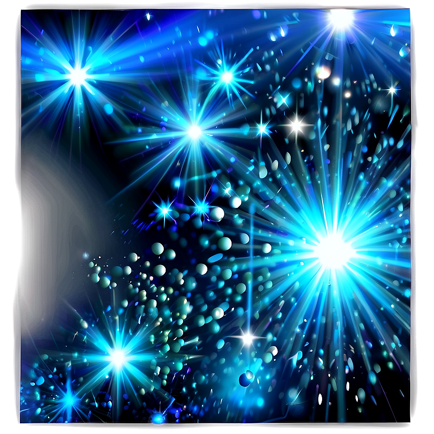 Blue Sparkle Effect Png 06262024