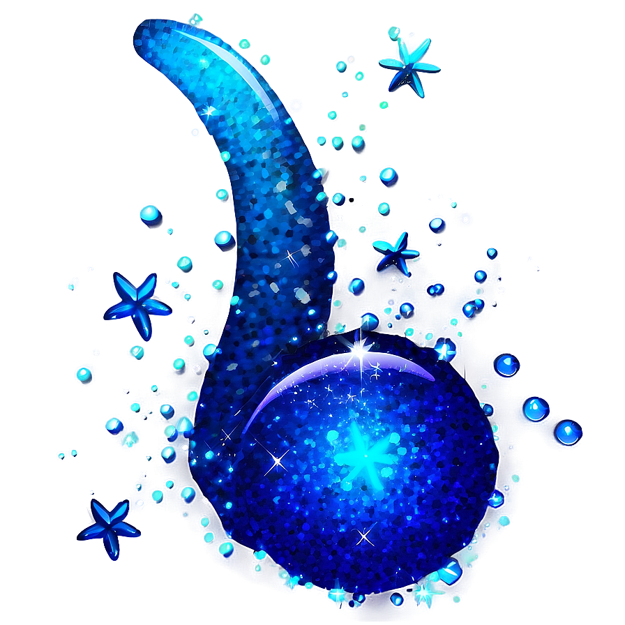 Blue Sparkle Effect Png 06262024