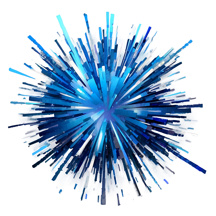 Blue Sparkle Explosion Png 7