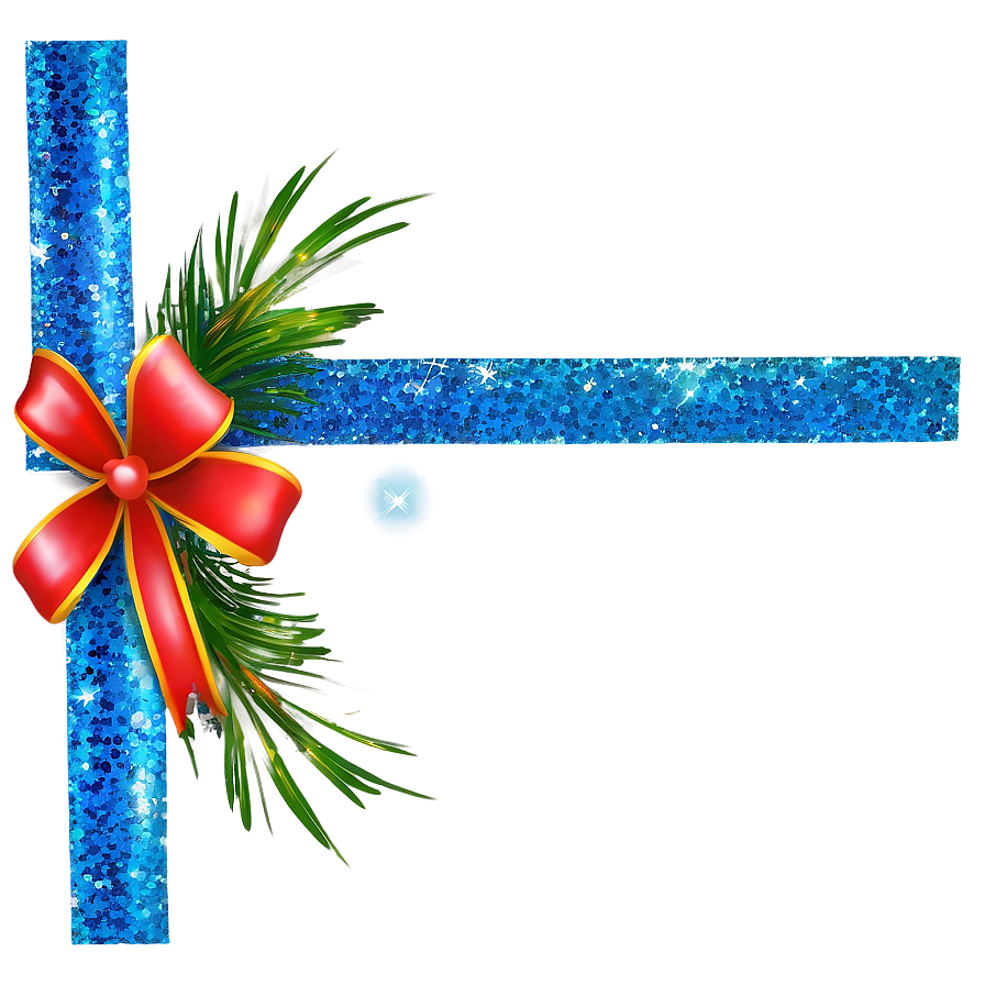 Blue Sparkle Gift Png 38