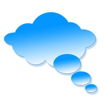 Blue Speech Bubble Icon PNG with transparent background