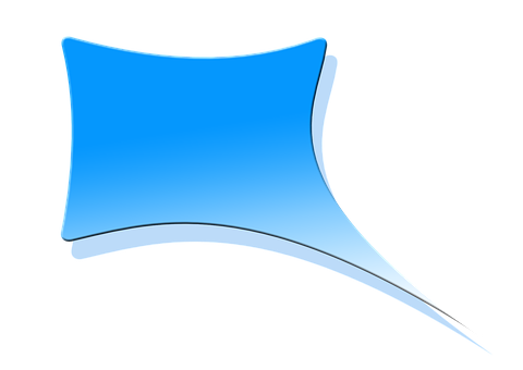 Blue Speech Bubble Icon