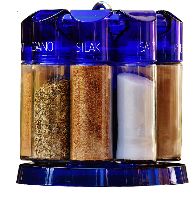 Blue Spice Rack Selection