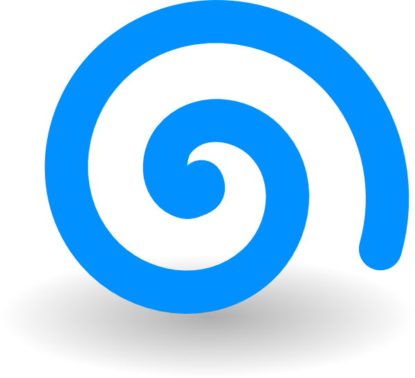 Blue Spiral Graphic