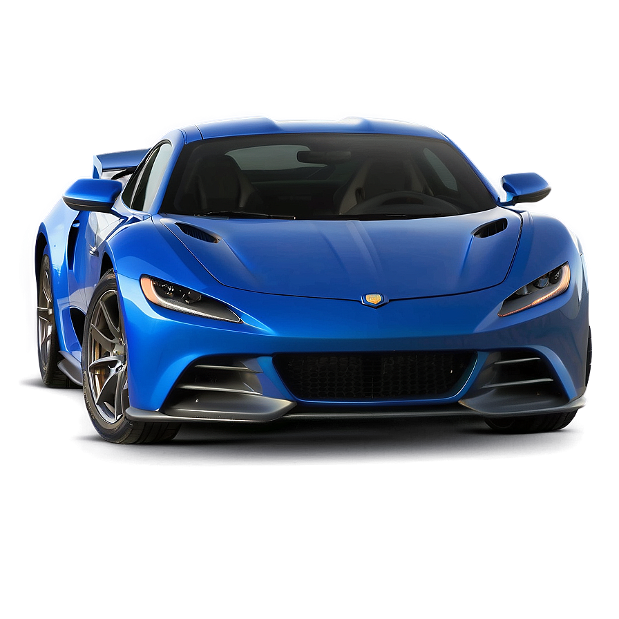 Blue Sports Car Png 05062024