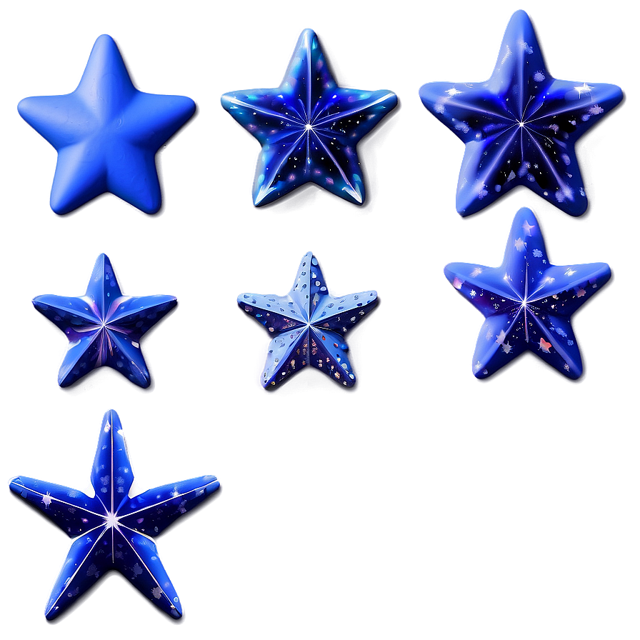 Blue Stars Night Sky Png Uth18