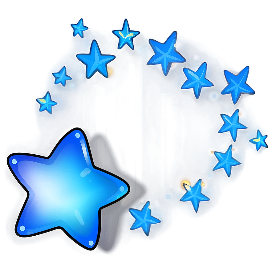 Blue Stars Pattern Png Esr67