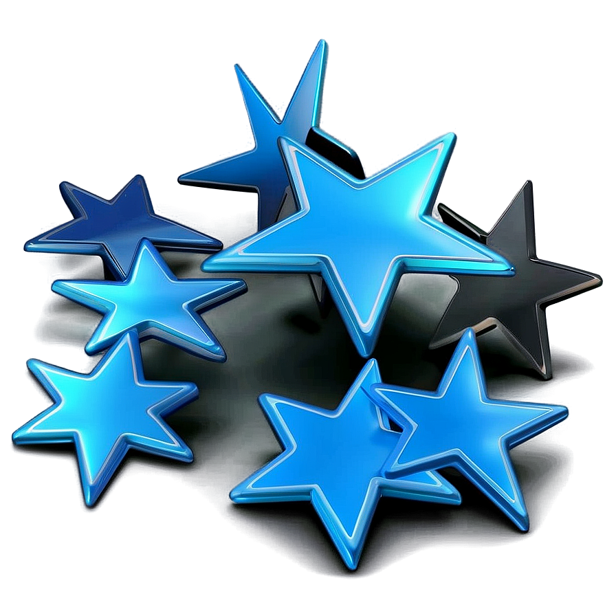 Blue Stars Sky Png Hbs