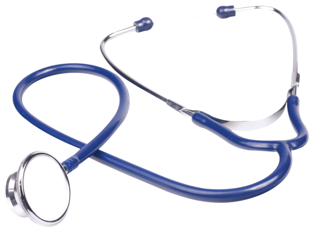 Blue Stethoscope Isolatedon Background PNG image with a transparent background, free high-resolution download