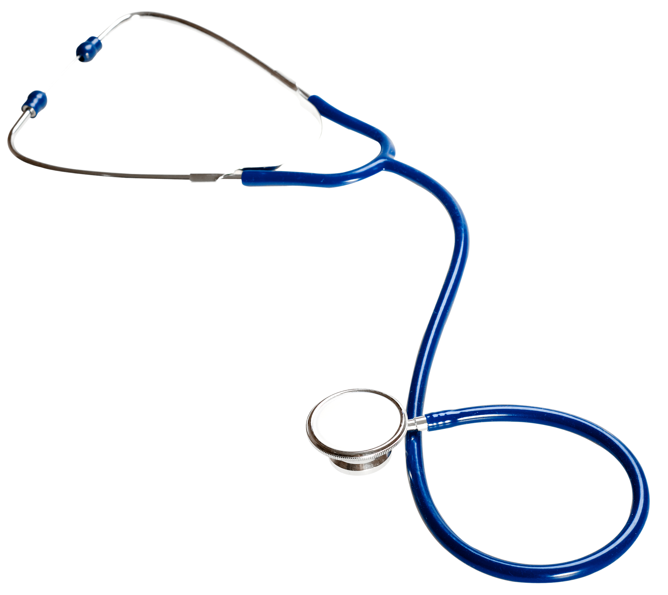 Blue Stethoscope Medical Equipment PNG image with a transparent background, free high-resolution download